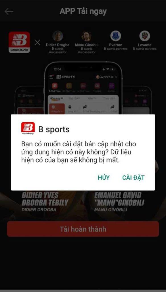 Tải app BTY521 cho Android